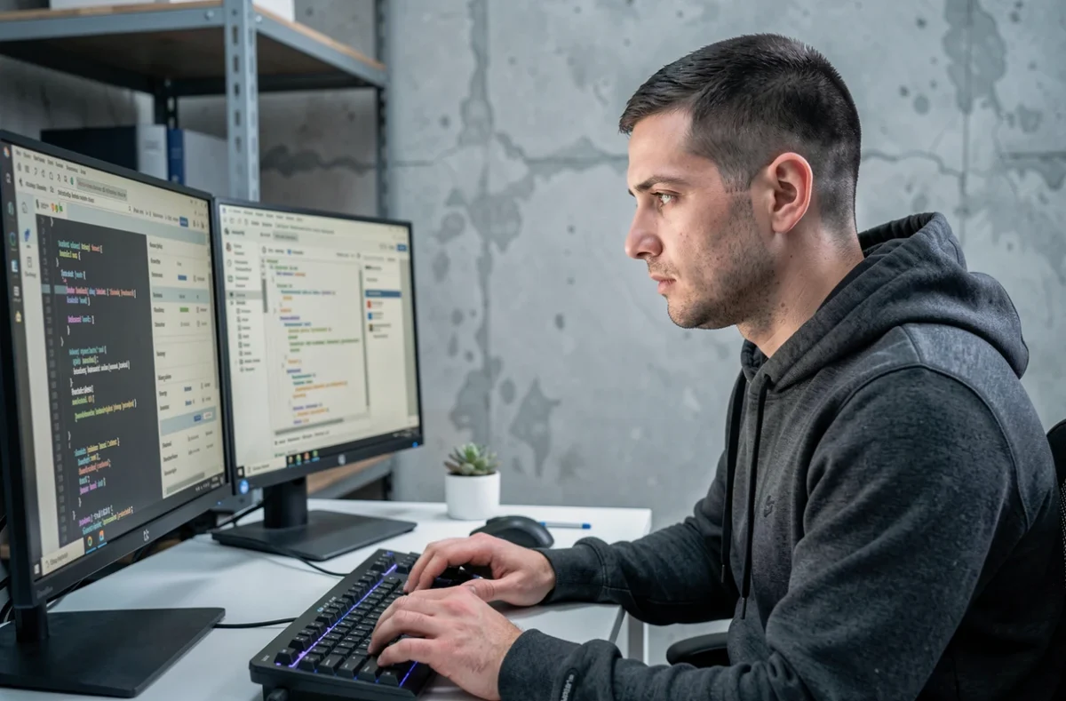 Consultant technique de Mooood 2 analysant un rapport de crawl SEO et du code source de site web en Nouvelle-Aquitaine